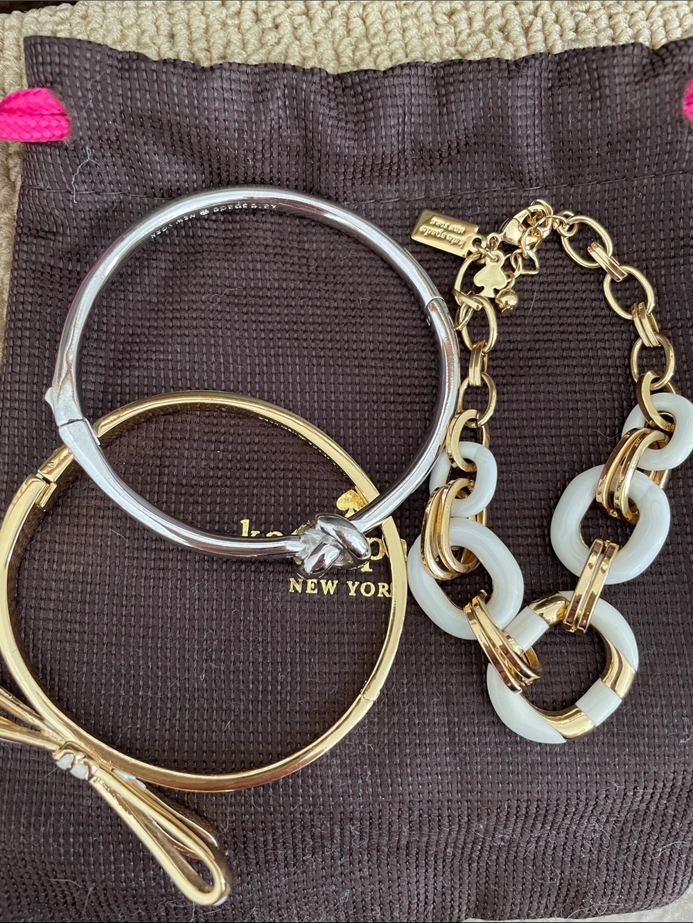 Set of 3 Kate Spade bracelets